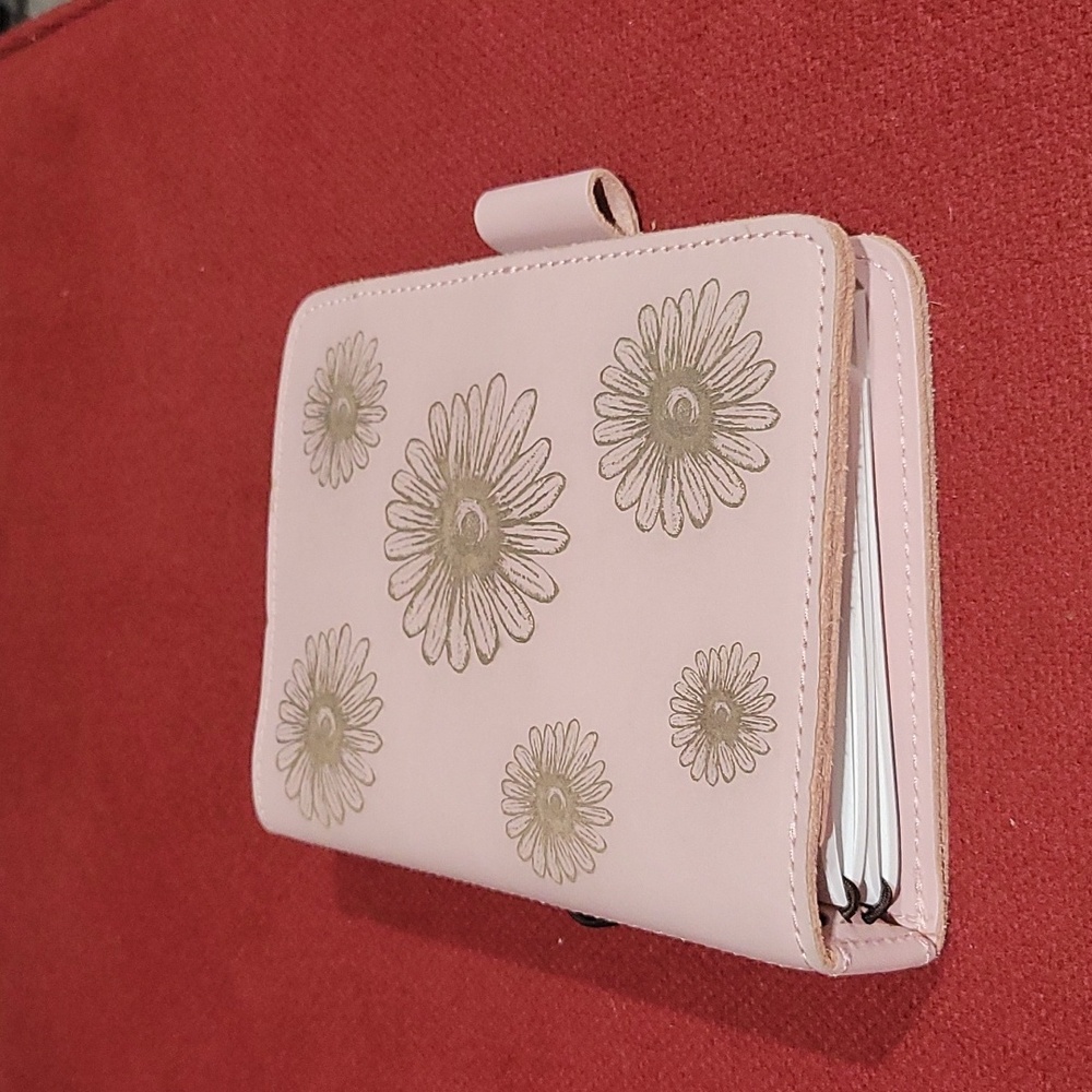 Perfect Planner Etched Flower planner